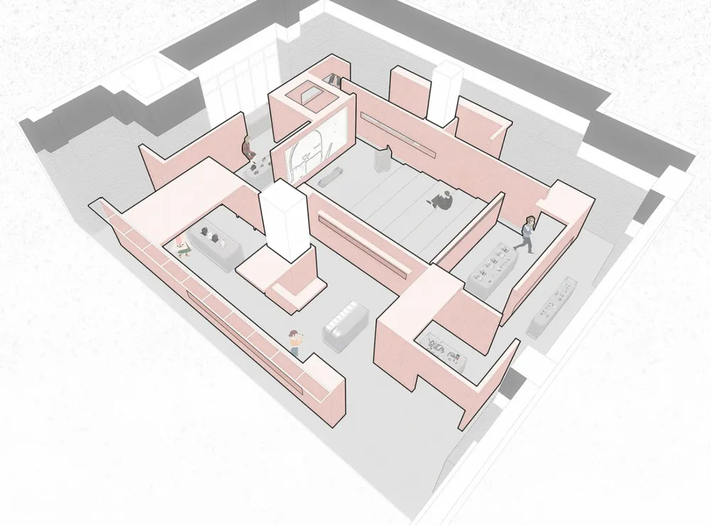 兼建筑 | 北京茶素材·新匠人粉色市集 首