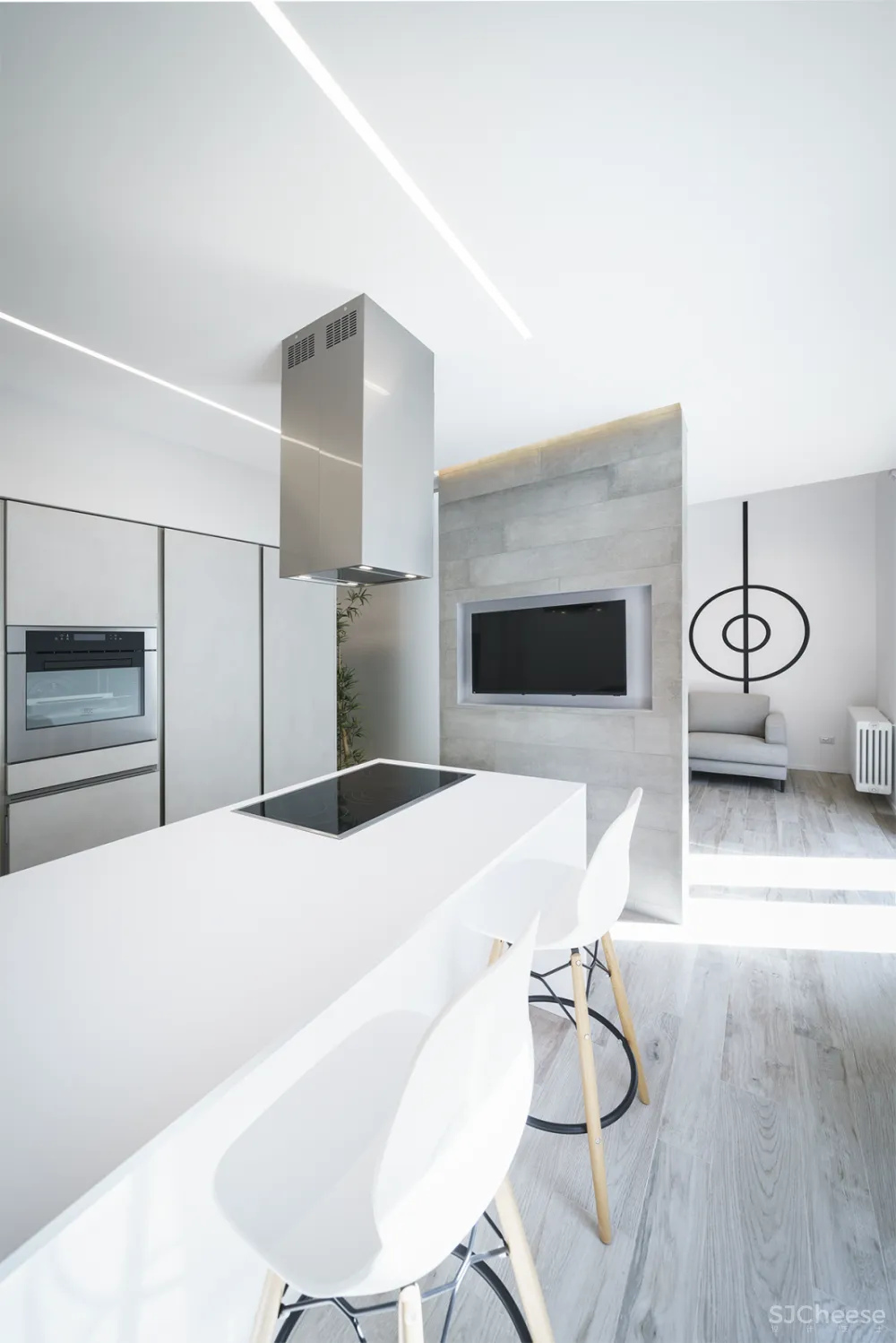 把空间想象成一个游乐场，65㎡罗马极简公寓 | Brain Factory 首