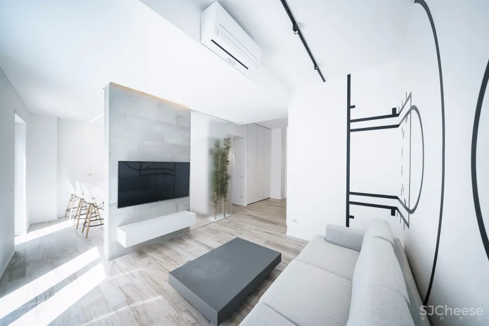 把空间想象成一个游乐场，65㎡罗马极简公寓 | Brain Factory 首