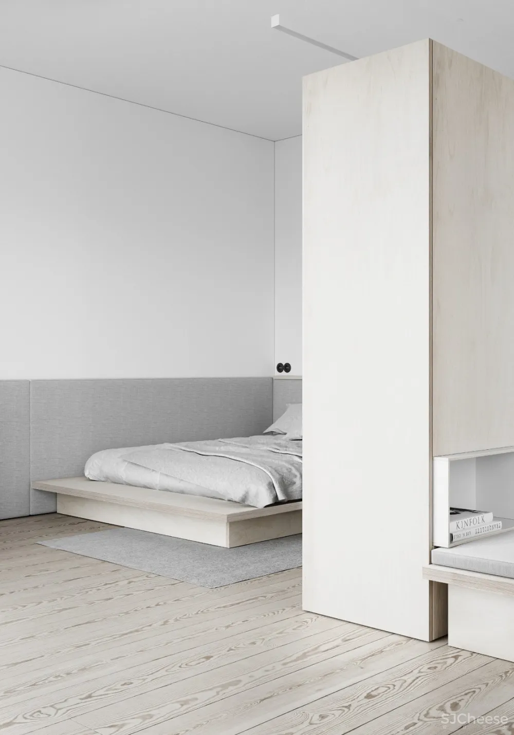 60m²乌克兰极简清新公寓 | LIS 设计工作室 首