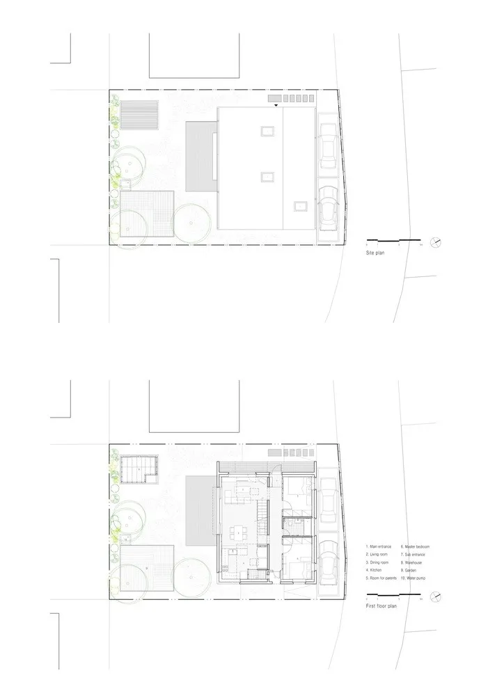 June Architect | 形式简洁整体和细节结合的住宅空间