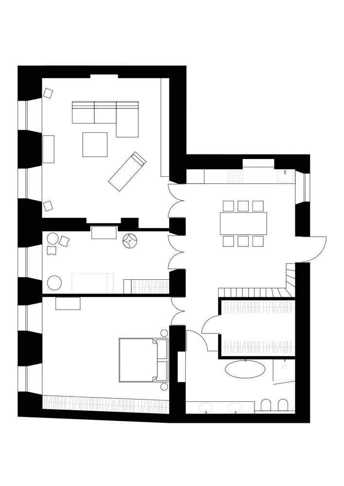 新作 | PRUSTA 自然材料创意改造老公寓 首