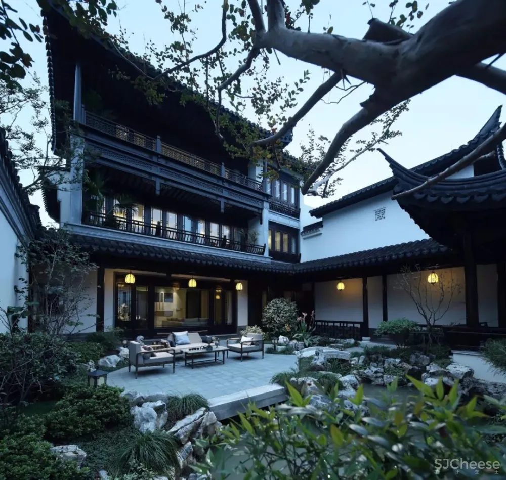 435.8m²杭州顶级合院,精致儒雅的东方美学智慧 | 矩阵纵横