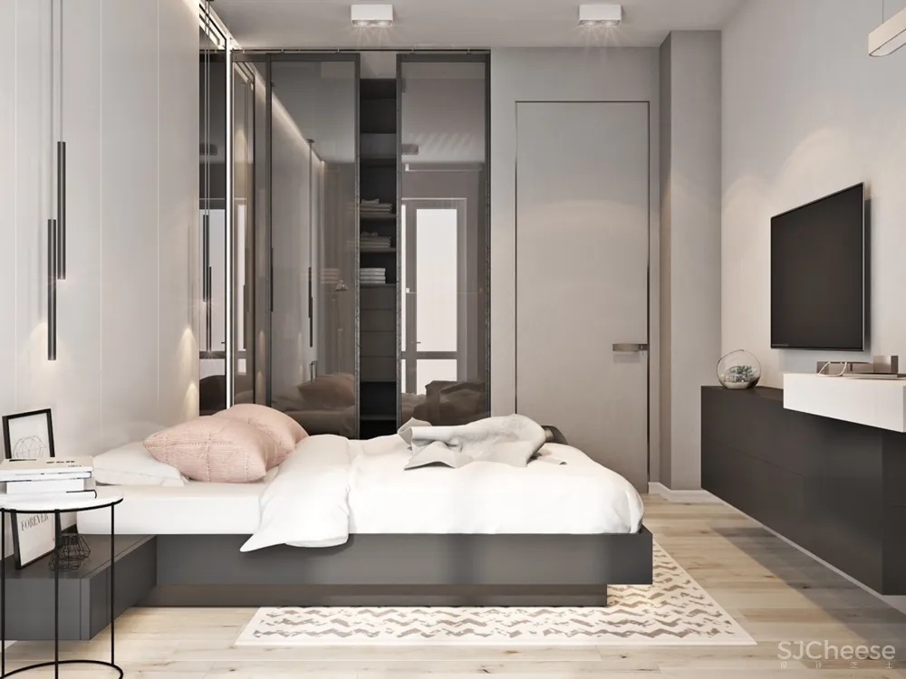 “腮红”国外清爽现代家庭公寓 | Konst