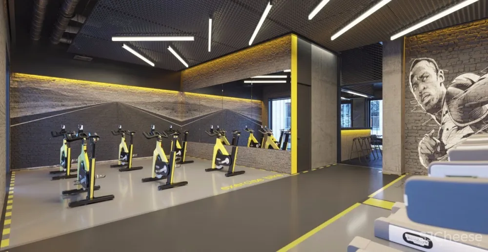 国外时尚活力健身房设计 | forms architects