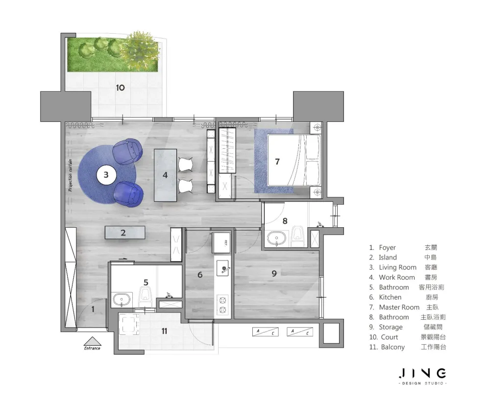 台湾现代风L宅 | 景寓空间设计 首
