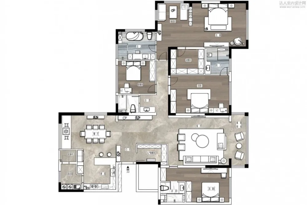 【新作】雷文龙设计 | 名门紫园私人府邸