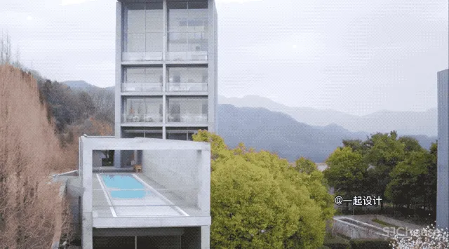 安藤忠雄,坂茂、隈研吾设计的温泉酒店,冷峻的外表却是有温度的设计