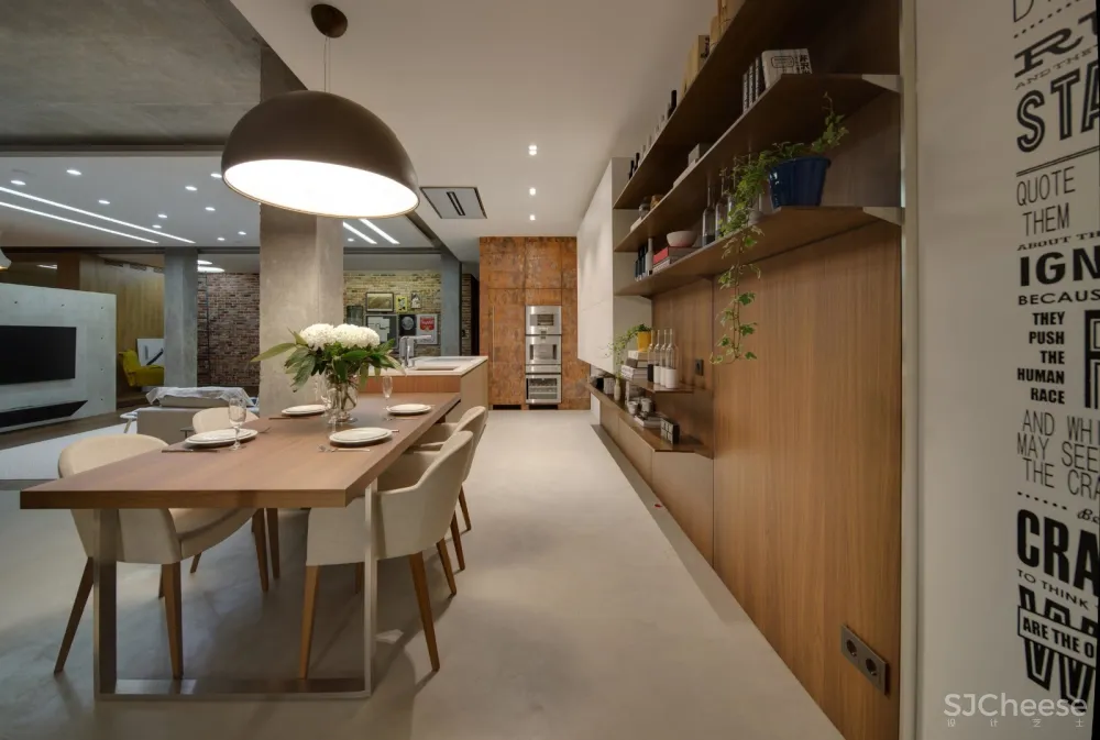 180㎡乌克兰舒适的开放式公寓 | Slava Balbek