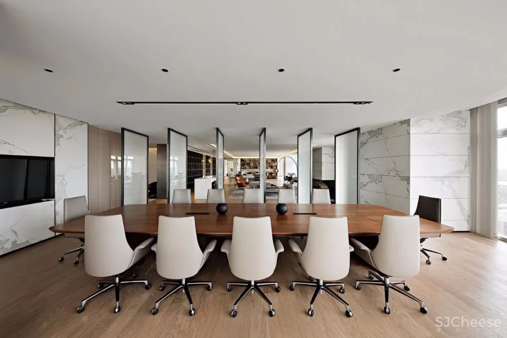 【CCD香港郑中&序向设计联袂】1600㎡深圳前海易尚创意科技大厦办公空间设计落地方案 首