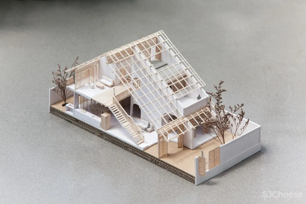 新作 | K59atelier 与自然的和谐相处Tile Roof House 首