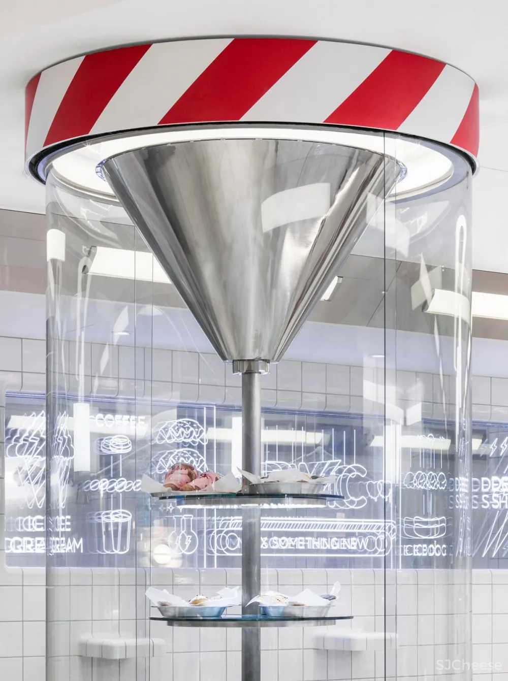 首尔86㎡Remicone 冰淇淋&甜点店 | Betwin Space Design