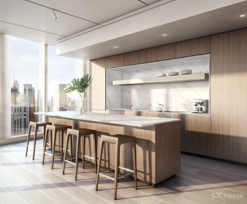 诺曼·福斯特设计最苗条的公寓楼, 样板房走起了简约奢华风!