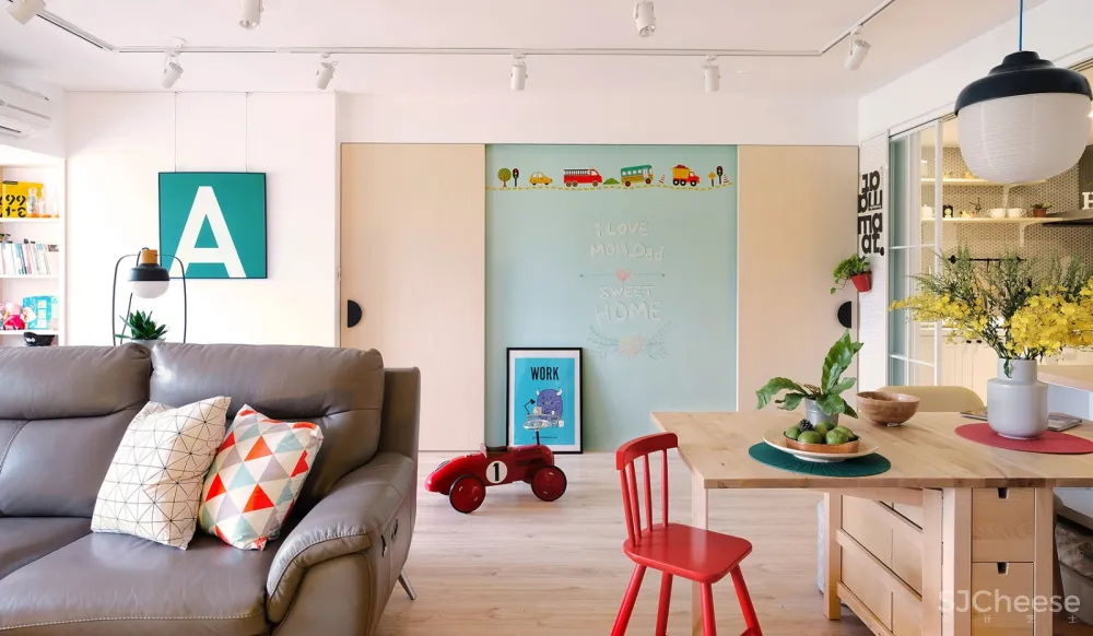 “奔跑吧!我的男孩”住宅改造,台北 / 一叶蓝朵设计家饰所