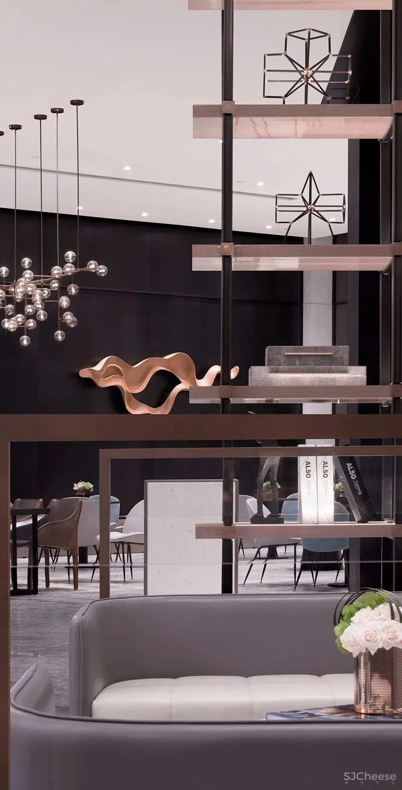 高颜值艺术空间丨用灰色调演绎高级感