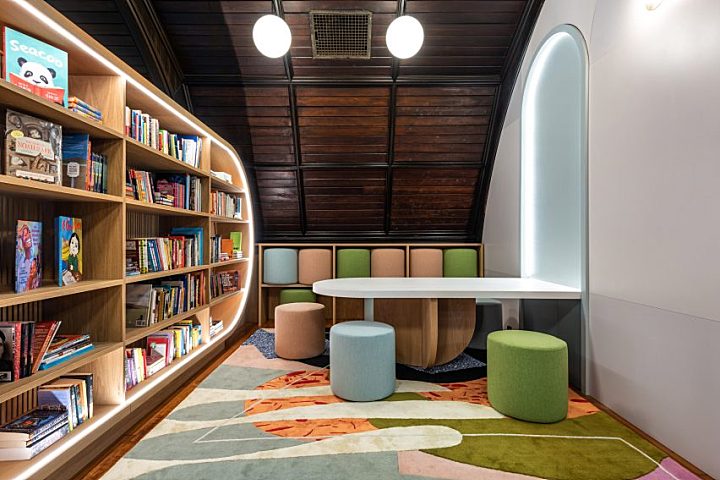 MKCA工作室为纽约庇护所设计儿童图书馆