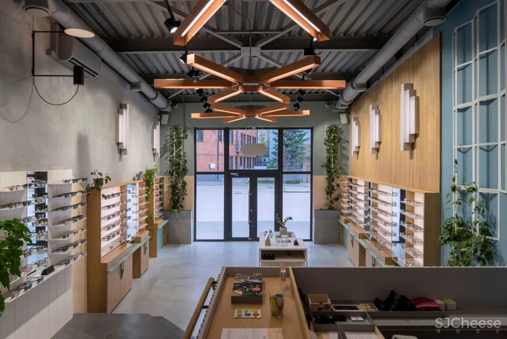旧烘焙厂改造成的P.Y.E眼镜店 | Facultative Works