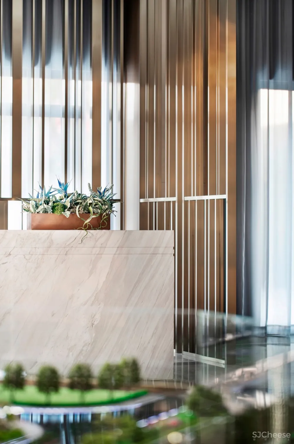 中海世纪荟售楼处，NEW ART DECO的诗意景观 | 本则设计