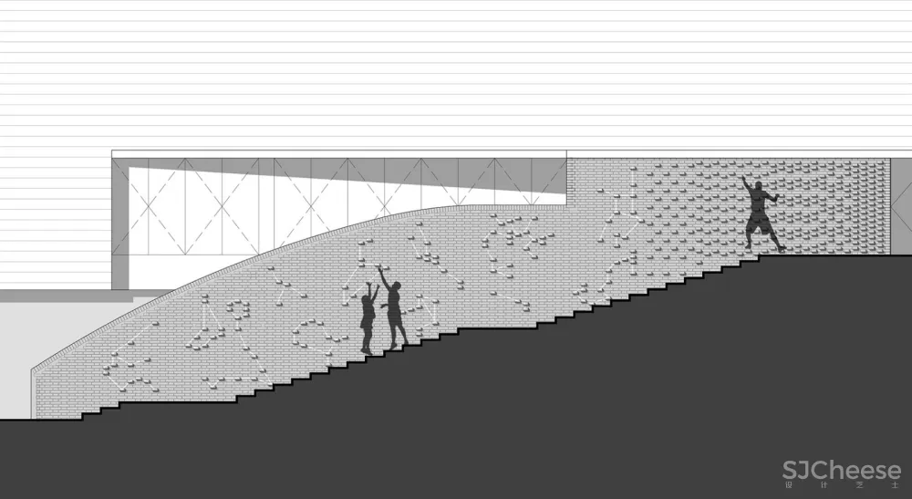 岳阳县三中学风雨操场兼报告厅,湖南 / 素朴建筑工作室