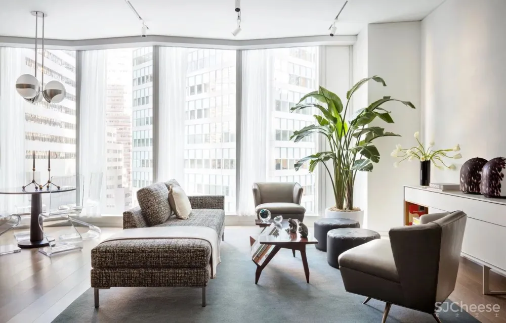 诺曼·福斯特设计最苗条的公寓楼, 样板房走起了简约奢华风!