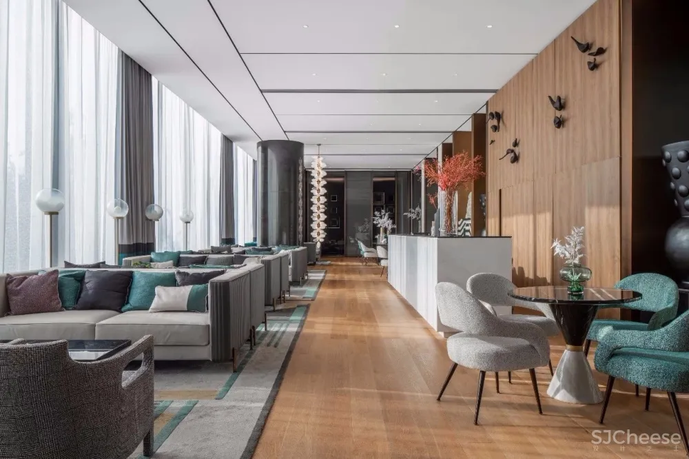 【李益中空间设计】3406平方米西安万科·翡翠国宾销售中心 | 简约、精致、奢华,诠释当代高尚生活品质 首