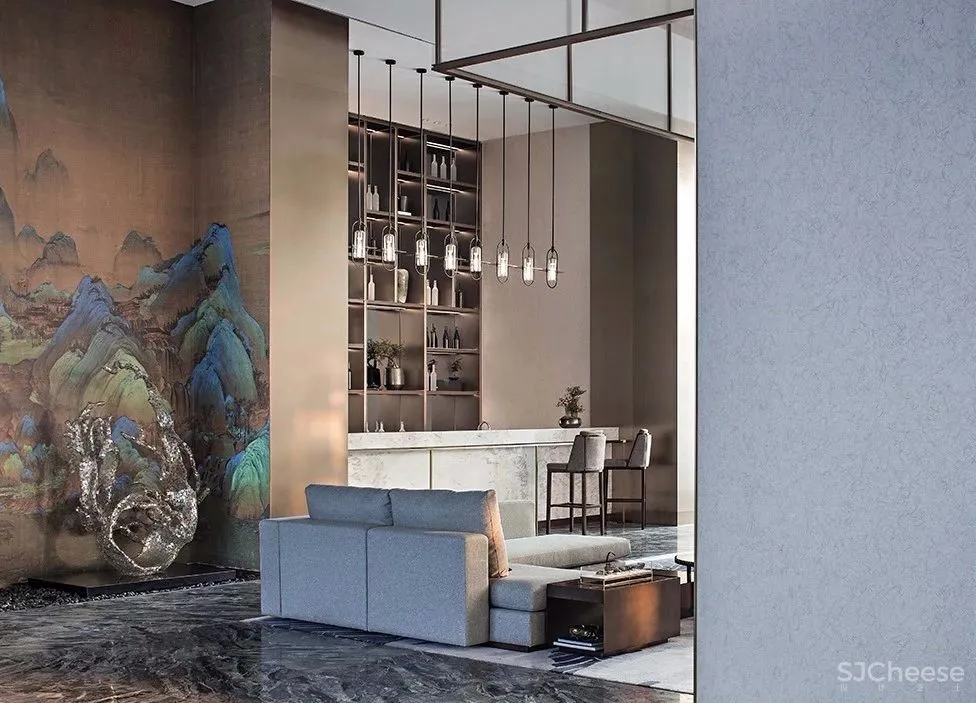 【IDEAL-YLH地产设计】900㎡东方韵味售楼处 | 节能建筑里的艺术世界！