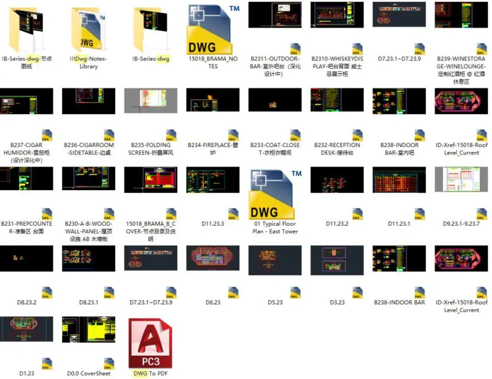 Yabu雅布北京梵悦·108顶层会所丨效果图+SU模型+施工图+软装方案丨606M