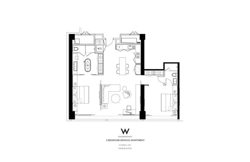 广州W酒店 概念设计方案+CAD施工图+实景+物料丨2.21G
