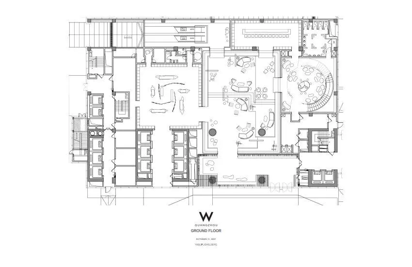 广州W酒店 概念设计方案+CAD施工图+实景+物料丨2.21G