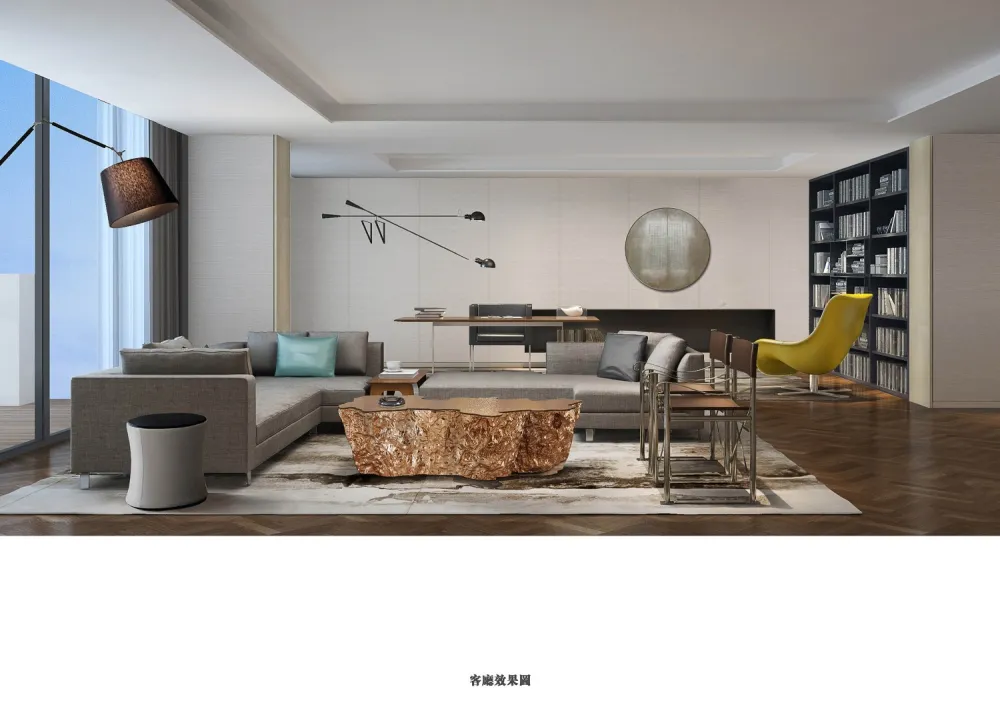 梁建国－北京万科新中式禅意丨软装方案PPT（50页）+施工图丨536M