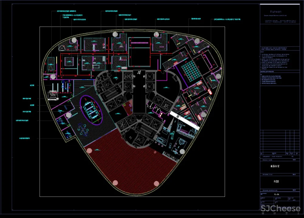 城市组-新力置地·南昌朝阳新城办公楼 方案+施工图+物料表+效果图 264M