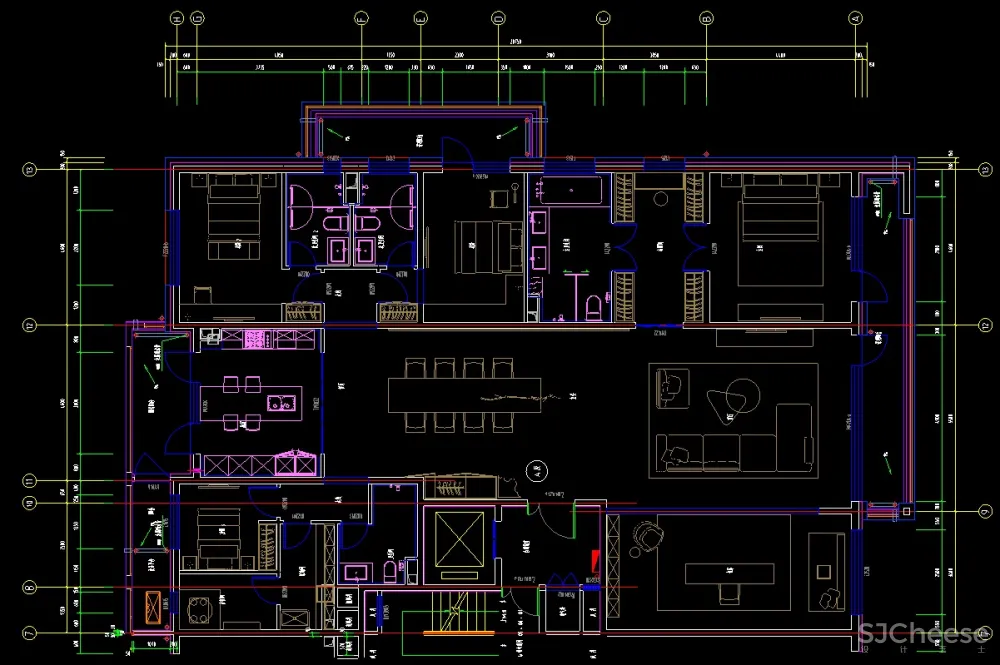 梁建国－北京万科新中式禅意丨软装方案PPT（50页）+施工图丨536M