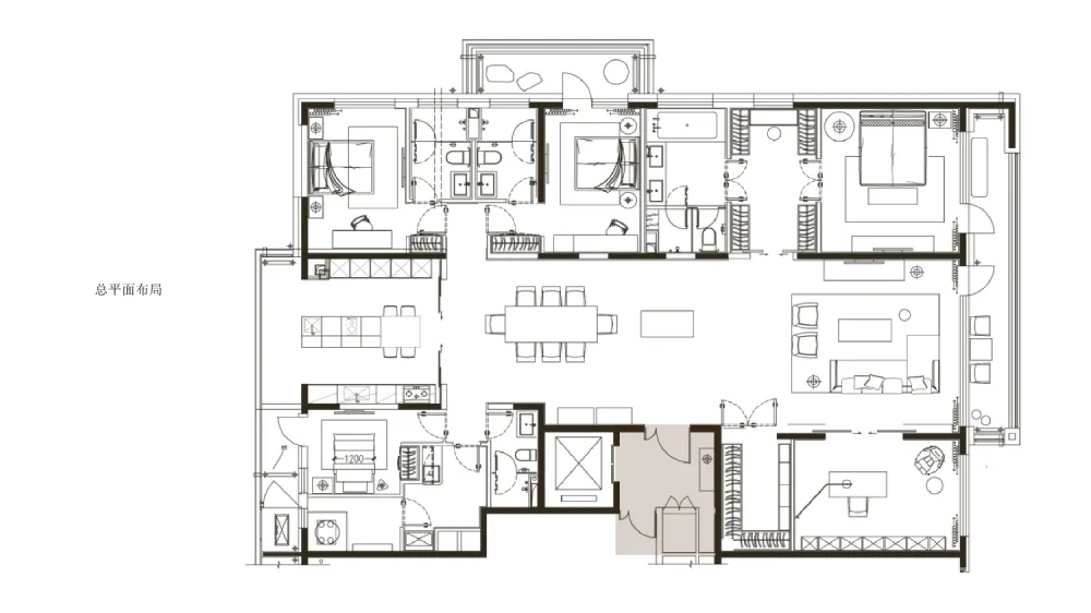 梁建国－北京万科新中式禅意丨软装方案PPT（50页）+施工图丨536M