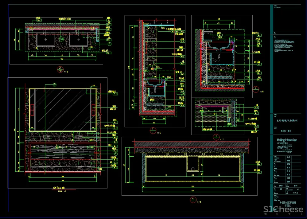 梁建国－北京万科新中式禅意丨软装方案PPT（50页）+施工图丨536M