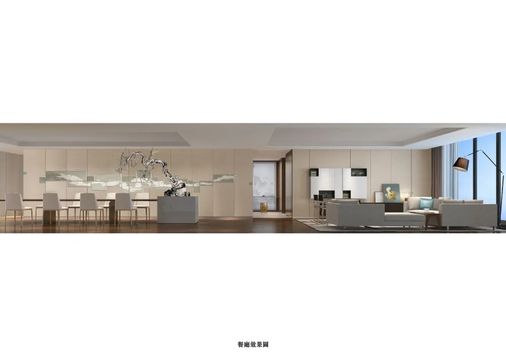 梁建国－北京万科新中式禅意丨软装方案PPT（50页）+施工图丨536M