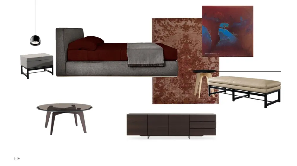 梁建国－北京万科新中式禅意丨软装方案PPT（50页）+施工图丨536M