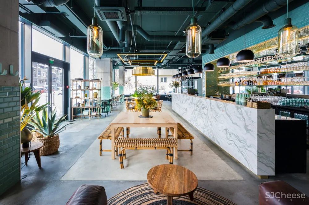 甄选国外餐厅空间设计Restaurant22套（带平面图）529P丨710M