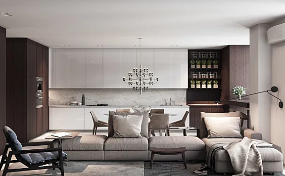 乌克兰Nott-design，勾勒无限空间想象丨高清无水印效果图&实景案例36套305P丨365M