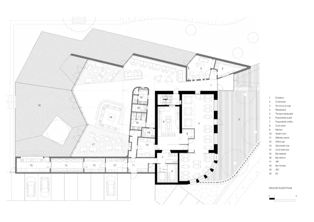 甄选国外餐厅空间设计Restaurant22套（带平面图）529P丨710M