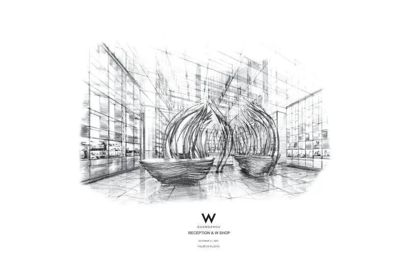 广州W酒店 概念设计方案+CAD施工图+实景+物料丨2.21G
