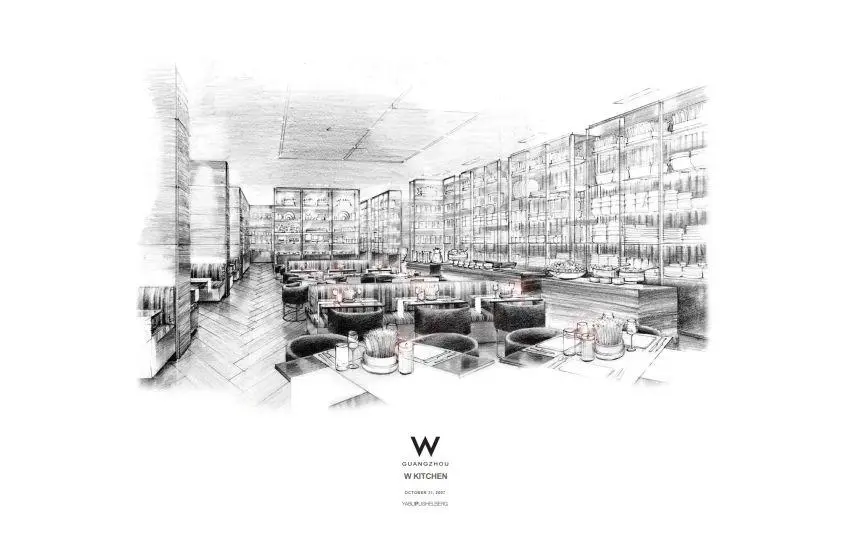 广州W酒店 概念设计方案+CAD施工图+实景+物料丨2.21G