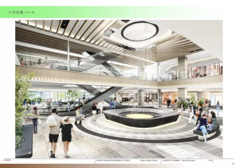 【日本GARDE设计】宁波阪急百货购物中心丨效果图PPT方案+CAD&PDF施工图+照明设计+标识丨1.9G