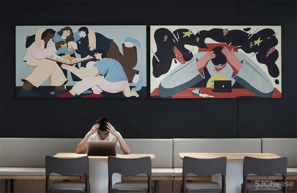 叁上叁设计 | OPPO深圳湾“春笋”员工餐厅