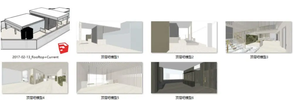 Yabu雅布北京梵悦·108顶层会所丨效果图+SU模型+施工图+软装方案丨606M
