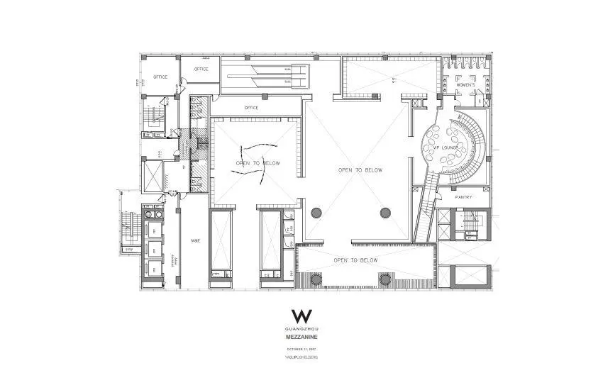 广州W酒店 概念设计方案+CAD施工图+实景+物料丨2.21G