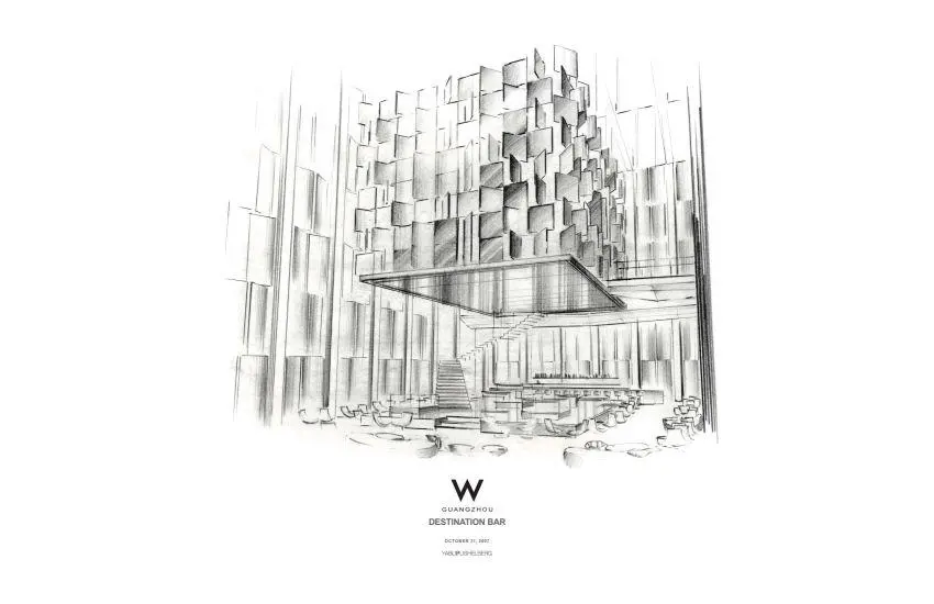 广州W酒店 概念设计方案+CAD施工图+实景+物料丨2.21G