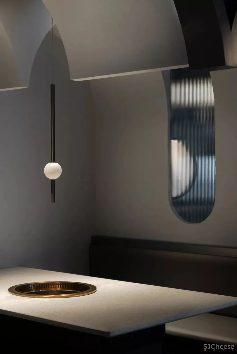 万谦集设计 | 成都太古里天体轨迹设计概念-九里火锅