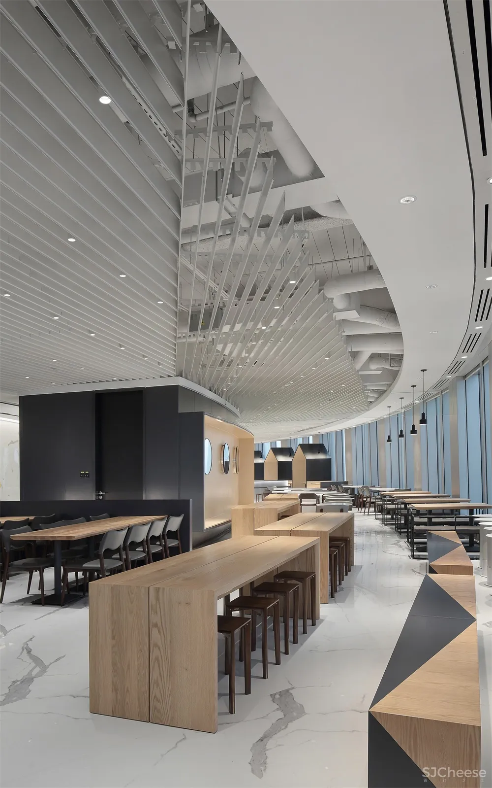 叁上叁设计 | OPPO深圳湾“春笋”员工餐厅