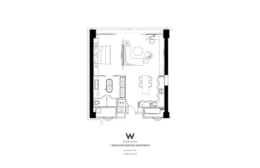 广州W酒店 概念设计方案+CAD施工图+实景+物料丨2.21G