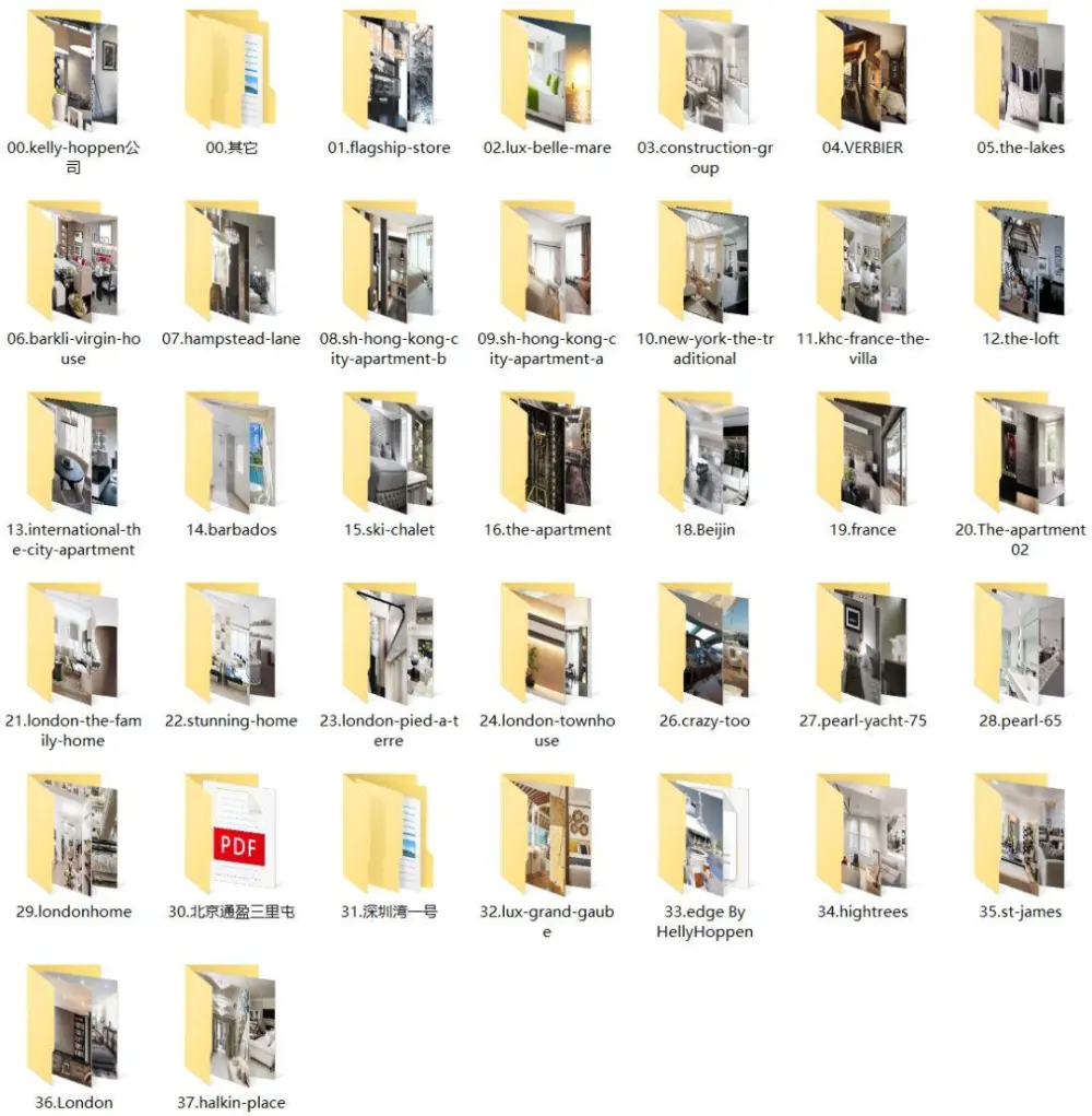 凯莉·赫本Kelly Hoppen作品集+书籍+软装家具丨37套丨2360P丨2.51G